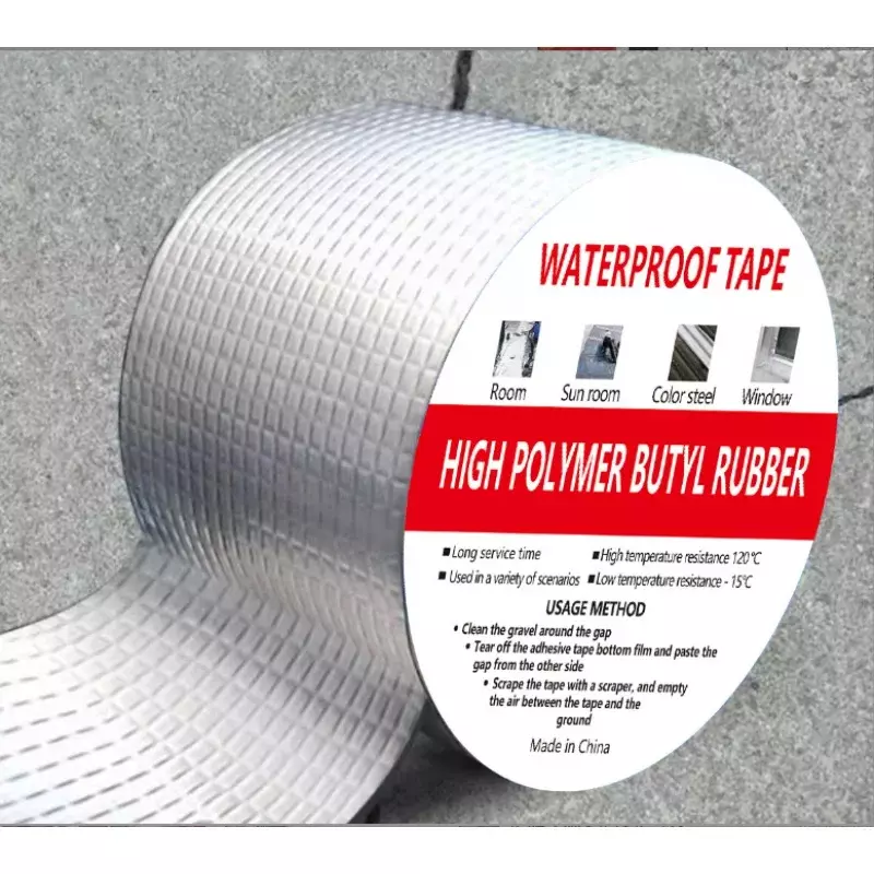Customized productSelf-adhesive butyl waterproof tape for crack repair