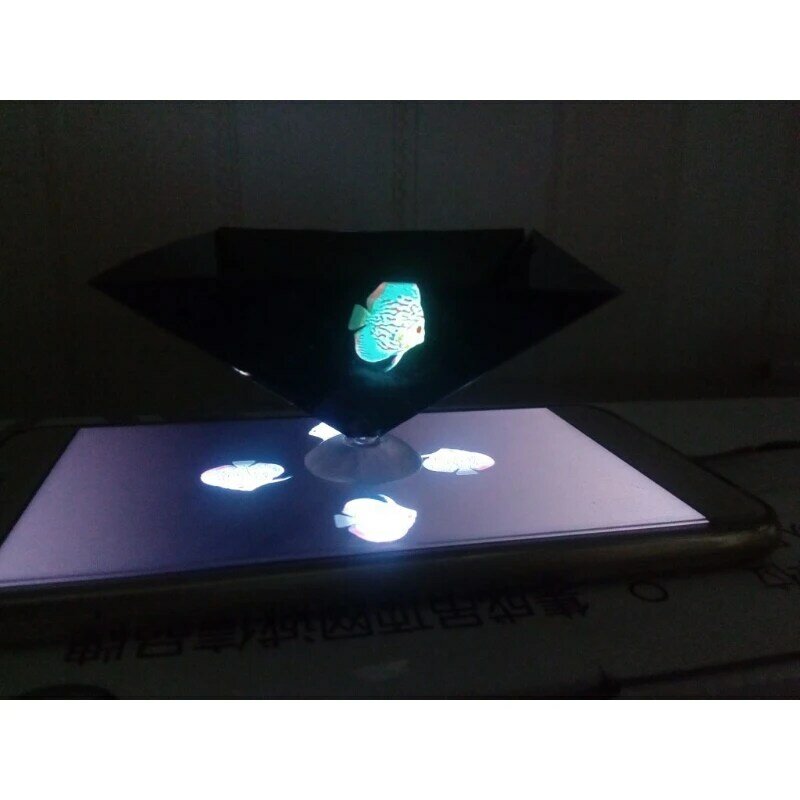 Présentoirs holographiques 3D, projecteur d'hologramme universel pour Smartphone Mobile, livraison directe