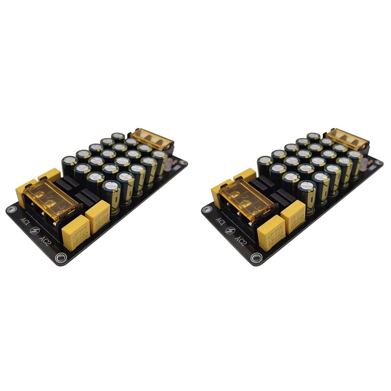 2x Dual Power Gelijkrichter Filter Module 6a X2 Eindversterker Board 2X300W Voor Eindversterker Gelijkrichter Filter