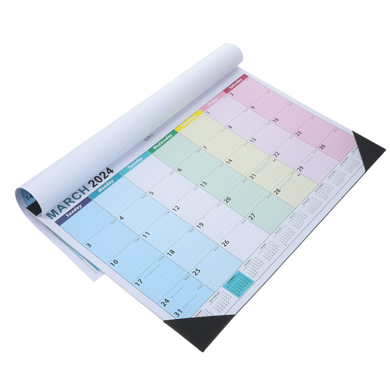 Calendario de Agenda creativo para el hogar, planificador colgante en inglés, calendario de pared