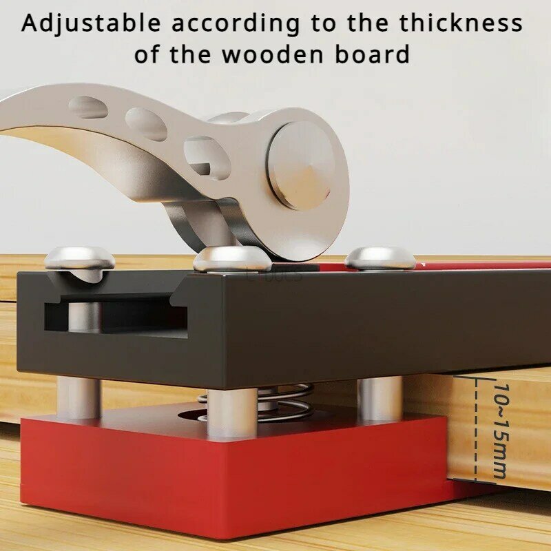Alumínio Precision Gecko Gauge, ajustável Stepped Board, instalação Jig, painel de parede, métrica Polegada Escala Dupla, 1 Conjunto