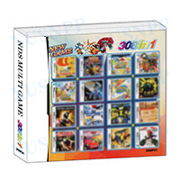Pokemonビデオゲームカートリッジ,308 in 1,コンパイル,3ds,2個