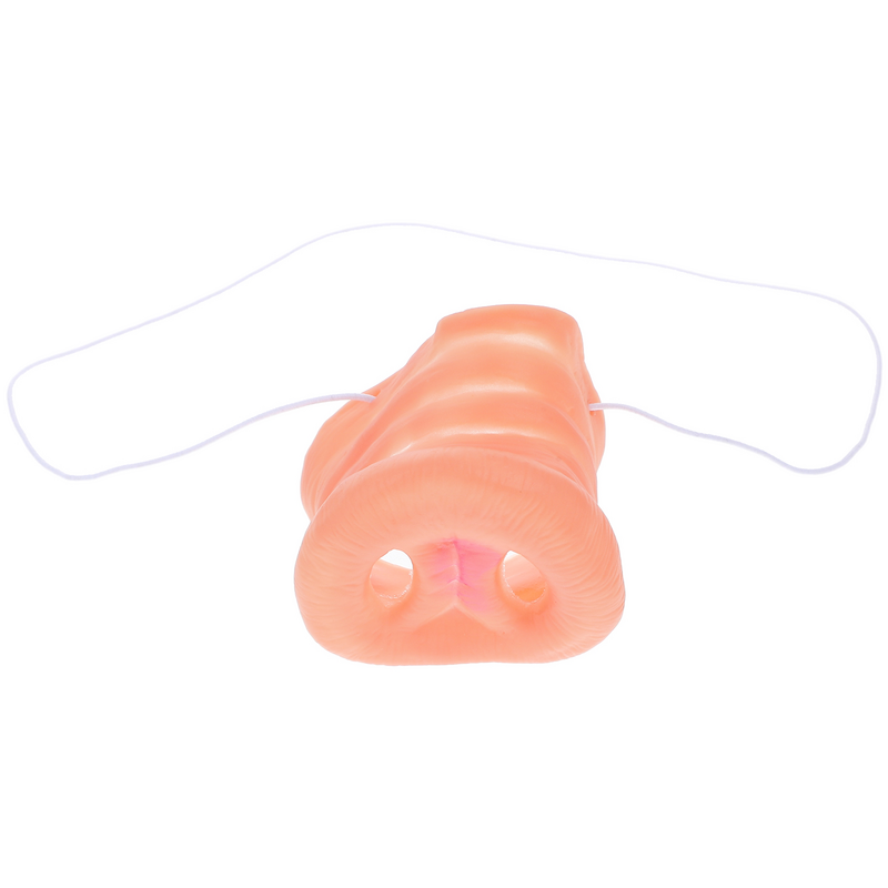 Simulação nariz de porco com elástico para crianças, máscara animal, fantasia, látex simulado, suporte de festa, animal