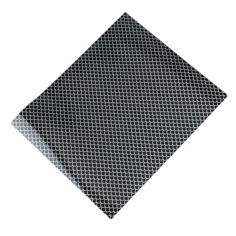 6x25x30 см для Cricut черно-белый голографический HTV термотрансферный виниловый узор для утюга на футболке «сделай сам» термотрансферный