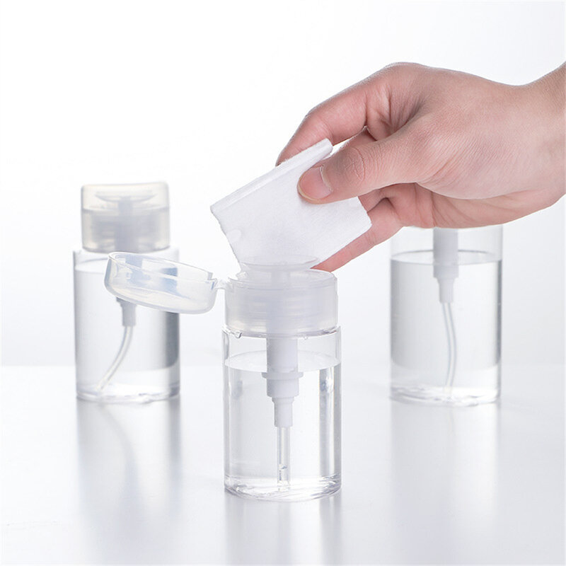150/200/300ml Multi-Purposetravel Attire Portable Pressing Empty Dispenser Bottle Toner Makeup Remover  Liquid Storage Container
