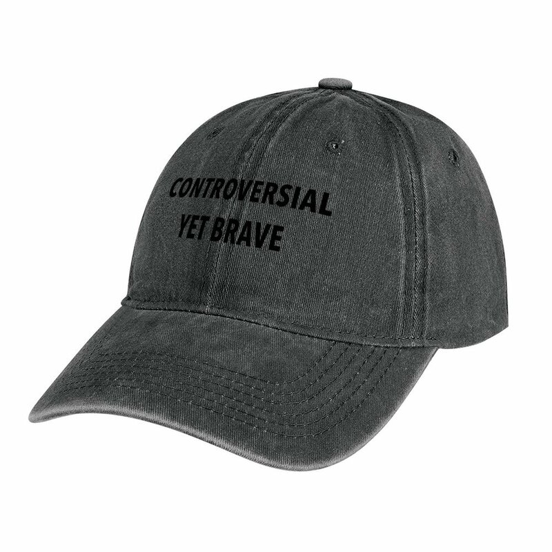 Chapeau de cowboy vintage pour hommes et femmes, casquette de camionneur, contrôle et encore courageux
