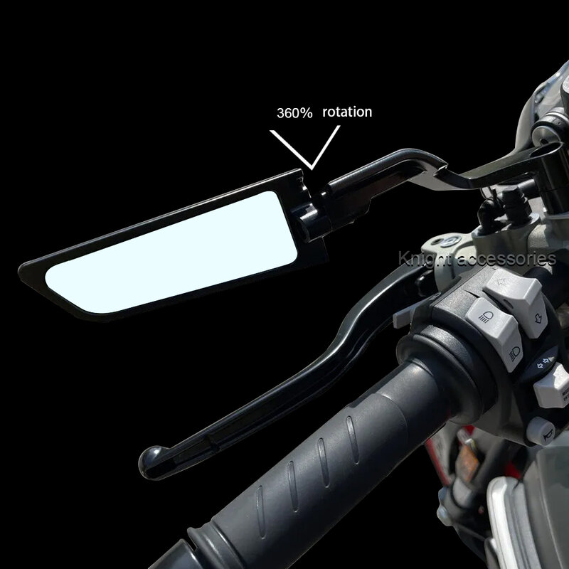 Новые мотоциклетные зеркала Stealth, регулируемые крылья заднего вида CNC из алюминия для Ducati Hypermotard950 2022-2023