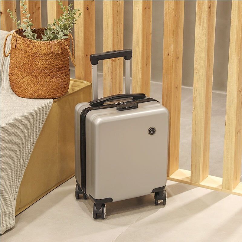 14 Small Mini Suitcase Trolley Spring and Autumn Airlines Chassis Trolley Case Password Boarding Case