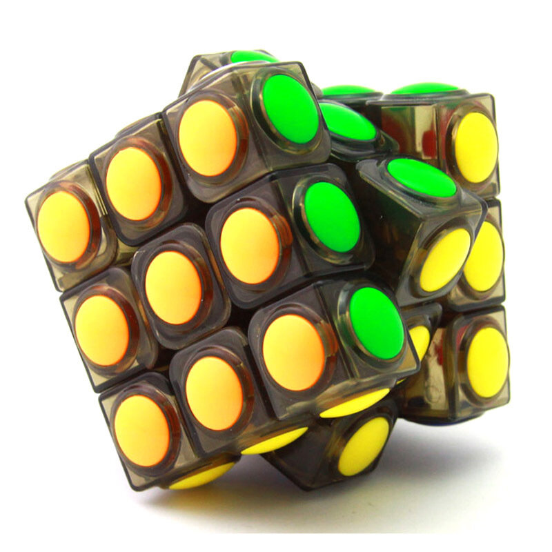 3X3X3 Transparante Dot Magic Cube 3X3 Professionele Neo Snelheid Puzzel Antistress Educatief Speelgoed Voor kinderen Magic Photo Cube