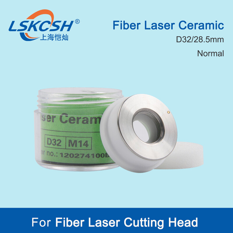 Lskcsh laser cerâmica bico titular dia.32mm/28.5mm para raytools bodor fibra cabeça de corte a laser bt240s bm109 bm111 bm114s m14mm