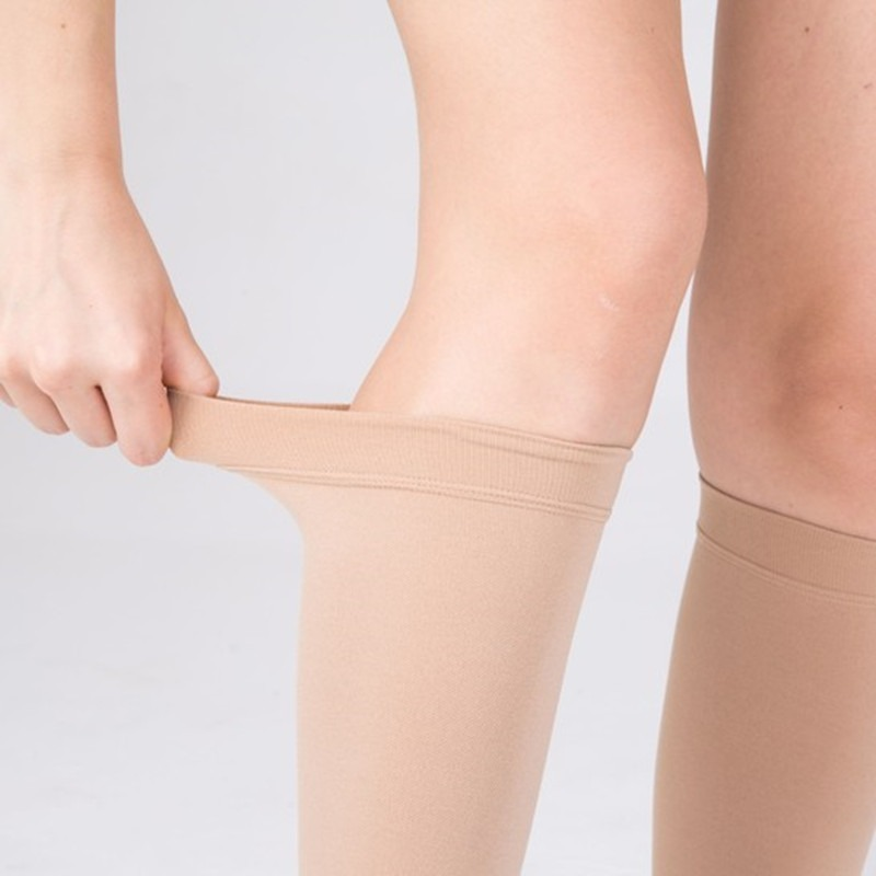 2pcs Varicose Vein Fatigue Relief Leg Warmer Compression Calf Sleeve Sock Long Stocking Elastic Leg Support Leg Shin Sock