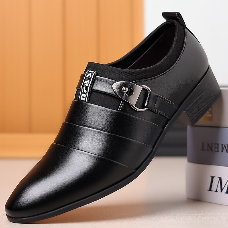 أحذية بدون كعب مصنوعة يدويًا من الجلد ، أحذية خف إيطالية غير رسمية ، أحذية رياضية سوداء ، أحذية رسمية ، علامة تجارية فاخرة ، 38-48