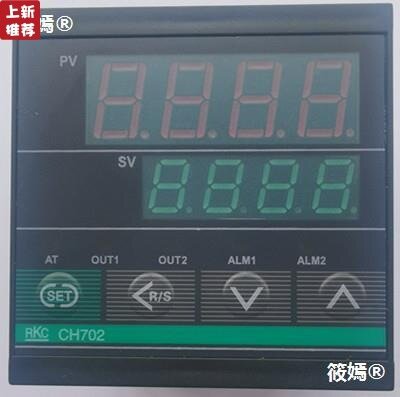 Controlador de temperatura pid da saída dupla do estado sólido ch402 do controlador de temperatura de 48*96cm rkc com relé curto do caso
