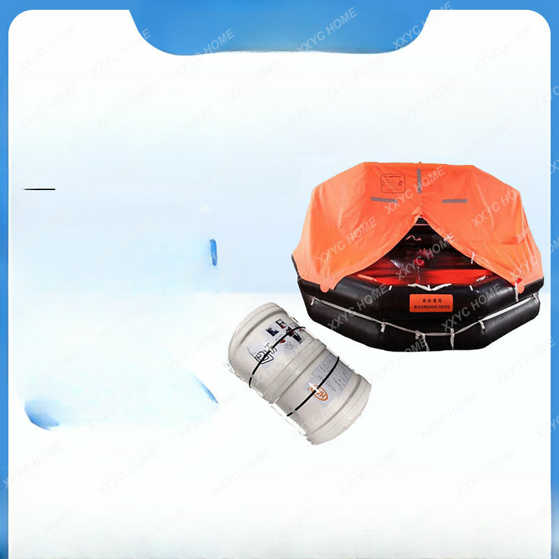 Factory Direct Deliver Marine Liferaft Self-Supporting Inflatable Life Raft Emergency Rescue Inflatable Life-Saving Valve