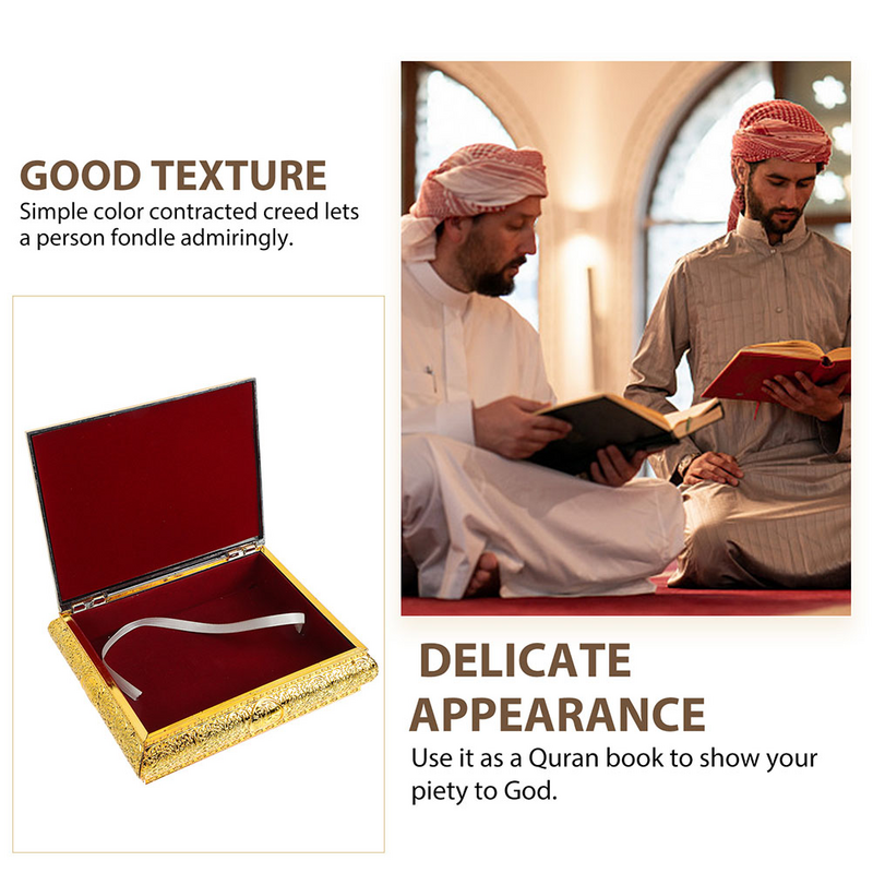 Quran Book Box Storage Container Bile Supply Household Case Decorative Bible Koran