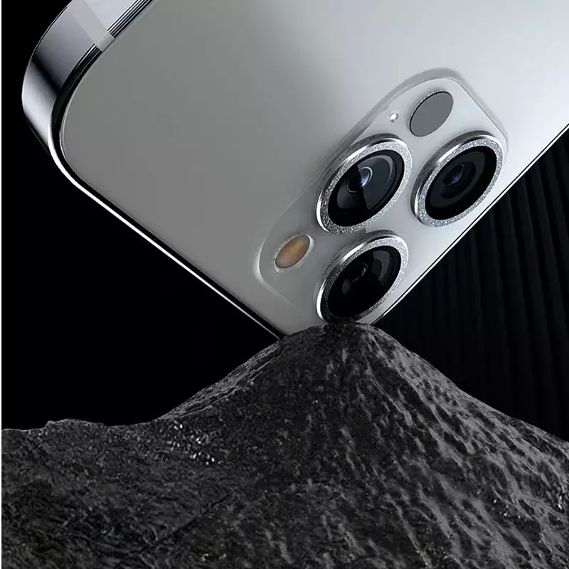 Camera Lens Metal Ring Protector, Protetor de Vidro, Proteção de Lente para iPhone 11, 12, 13, 14, 15 Pro Max, 12Pro, 13Pro Max