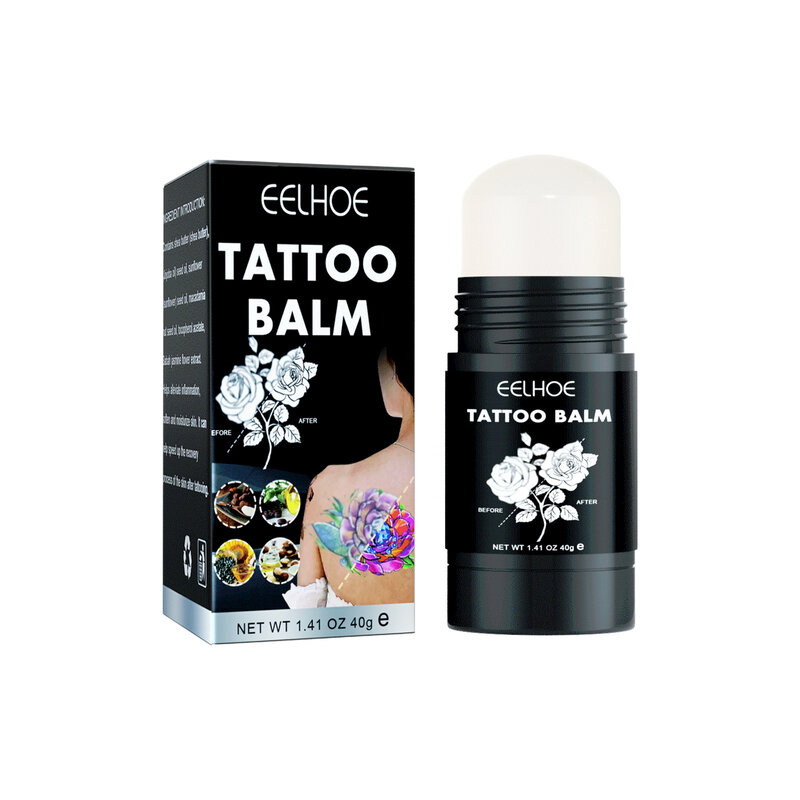Crema para aliviar el brillo del tatuaje Eelhoe, hidratante y nutritiva, Color mejorado, crema para la piel, palo para cejas, reparación de tatuajes, 40g
