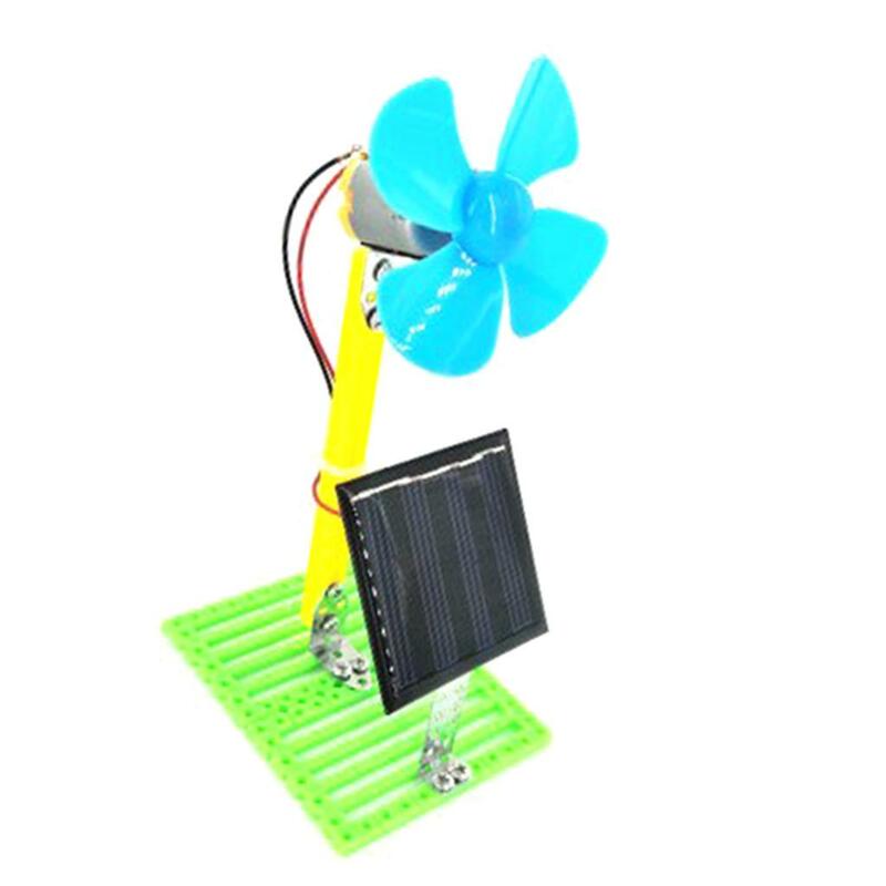 Ventilator Op Zonne-Energie Voor Diy-Wetenschappelijke Experimenten En Educatief Leren