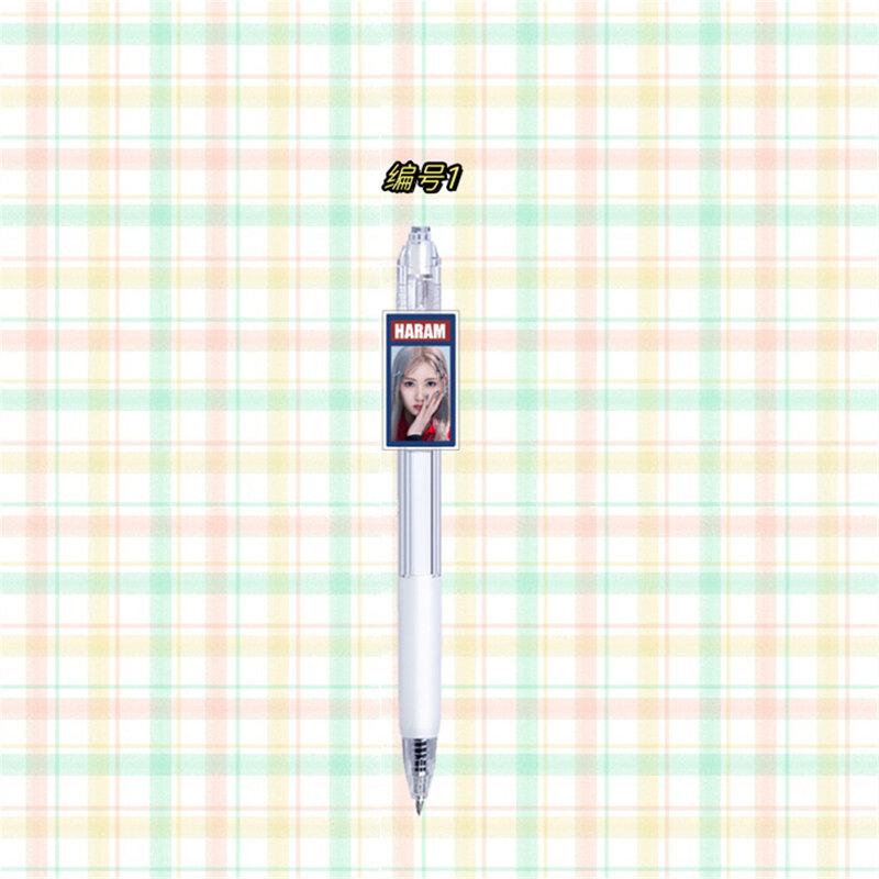 Kpop Babymonster Neutrale Pen Briefpapier Pennen Albums Foto Ahyeon Rora Asa Ruka Mooie Karakter Neutrale Pen Kantoorbenodigdheden