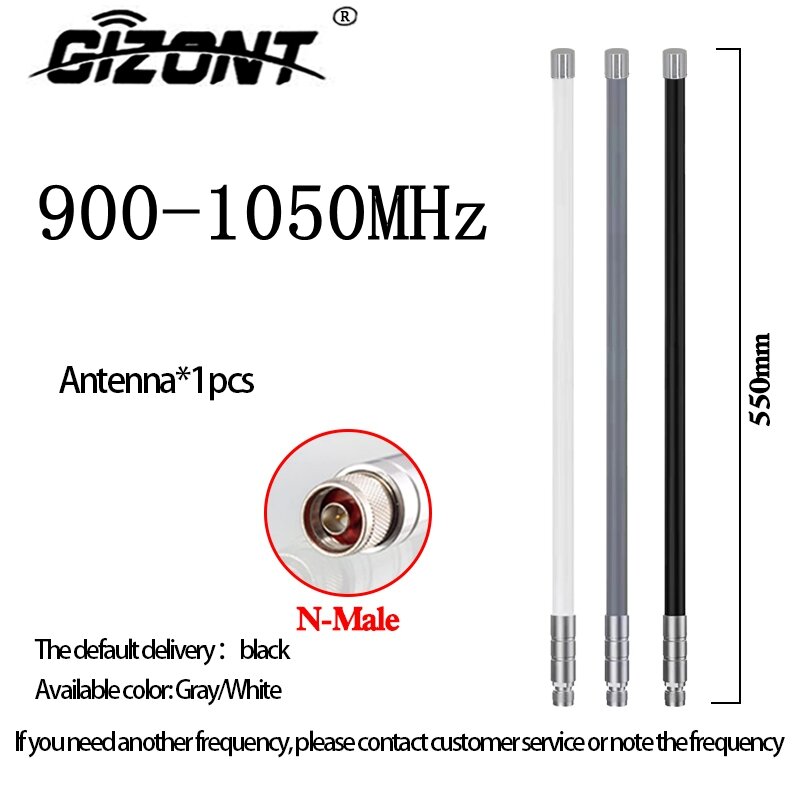 Antena Omni de alta ganancia FRP, módulo jammer macho N, potencia de 50W, 700-850MHz, 800-900MHz, 850-1000MHz, 900-1050MHz