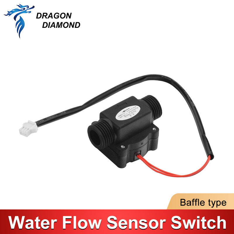 Interruptor de flujo de agua de protección de corte por agua, tipo deflector, interruptor de flujo de agua de corte láser, Sensor de inducción de 4 puntos