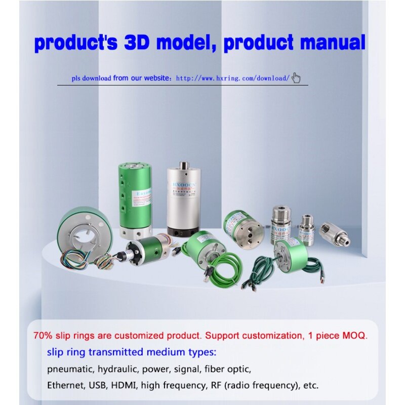 4 channel Eayonsy From the End of the Rotor Air Passing Rotary Union Pneumatic Rotating Food and Beverage Equipment Fittings