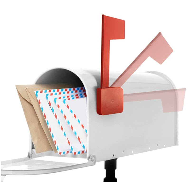 Persediaan kotak surat bendera kotak surat praktis kreatif sinyal kotak surat tahan lama ditingkatkan Universal kokoh untuk dekorasi dinding luar ruangan