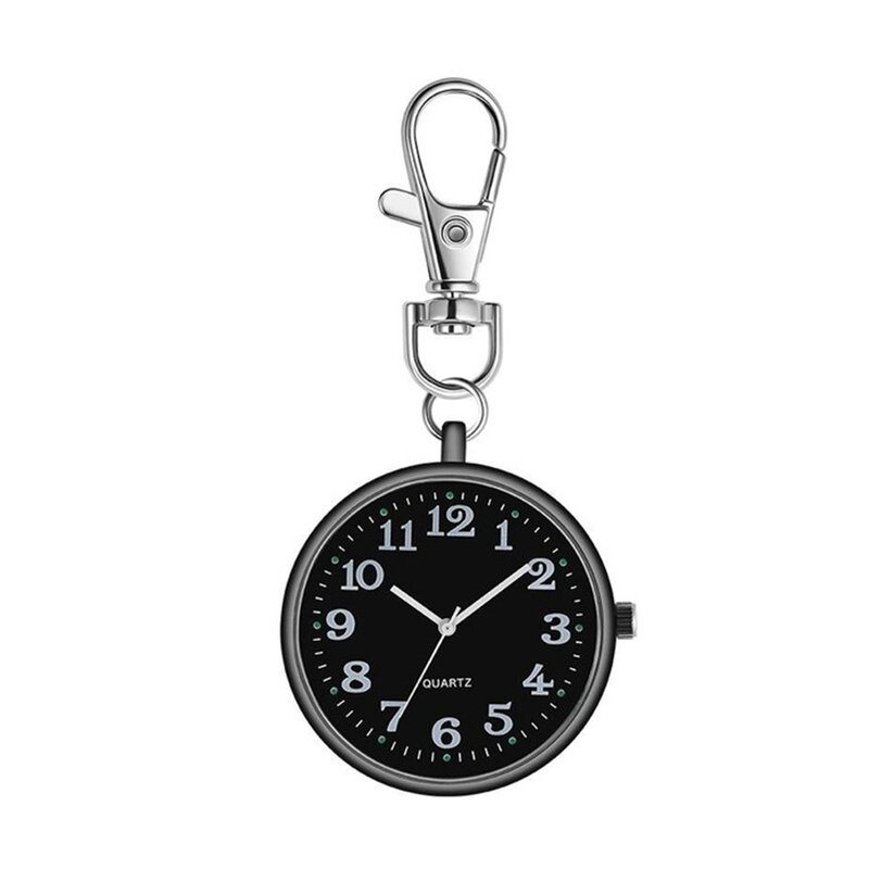 Reloj de bolsillo con batería para médico, pulsera con llavero, a la moda, para enfermera, 2021