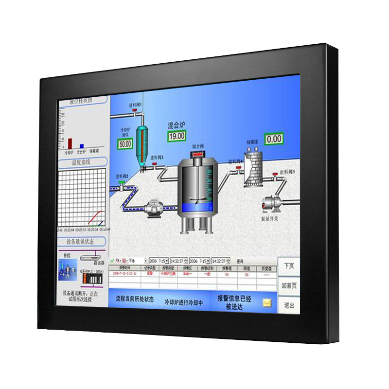 15-Zoll-Industrie-LCD-Monitor mit 1024*768 und offenem Rahmen und VGA/HDMI-Schnitts telle