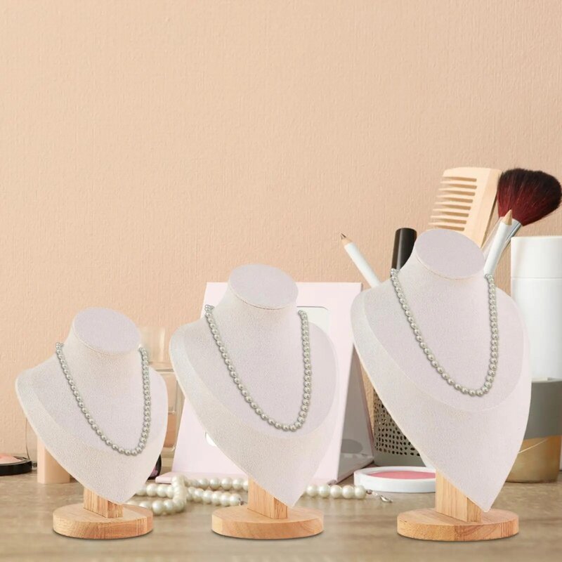 Manekin tampilan perhiasan Model dada rantai pengatur perhiasan berdiri dada untuk Salon Sweater rantai mengatur rak toko ritel