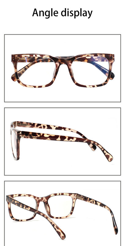 Turezing 5 Pack Kacamata Baca Modis Engsel Musim Semi Ringan Anti Kelelahan Mata/Silau Diopter Pria Wanita 0 ~ 600