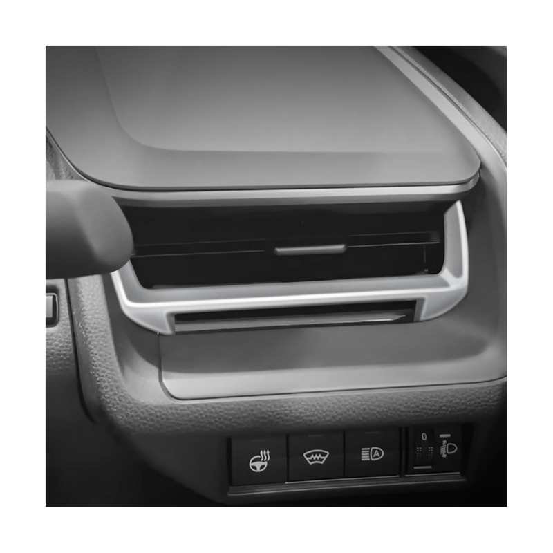 車用カーボンファイバーサイドエアアウトレット,車のダッシュボードアクセサリー,左と右の空気出口,トヨタプリウス60シリーズ,2022, 2023