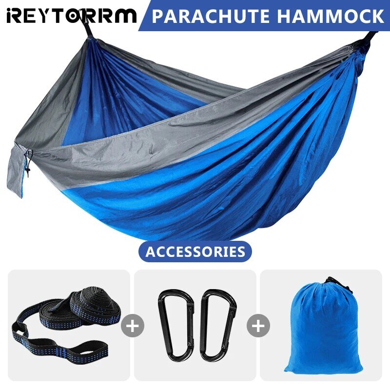 1 Person Camping Hammock Portable Hanging Hammocks 87x36inch For Backpacking Travel Beach Backyard Garden Swing Hiking Outdoor