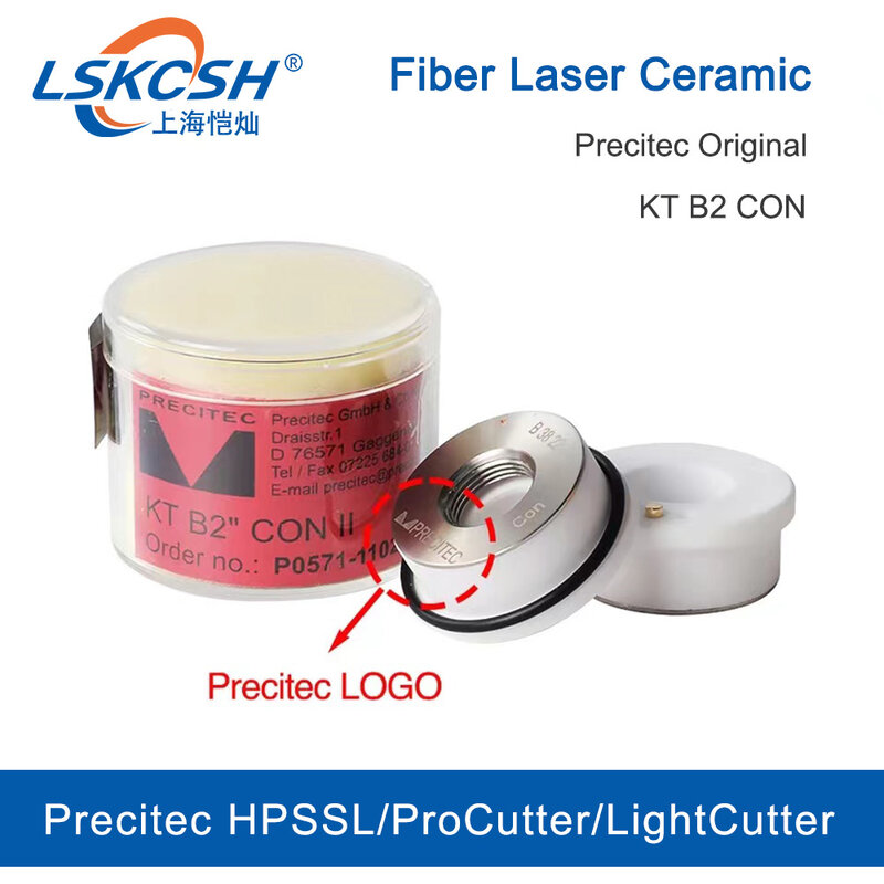 LSKCSH presitec pegangan nosel keramik, P0571-110287 P0571-1051-00001 KT B2 CON untuk ProCutter Farley LaserLab presitec