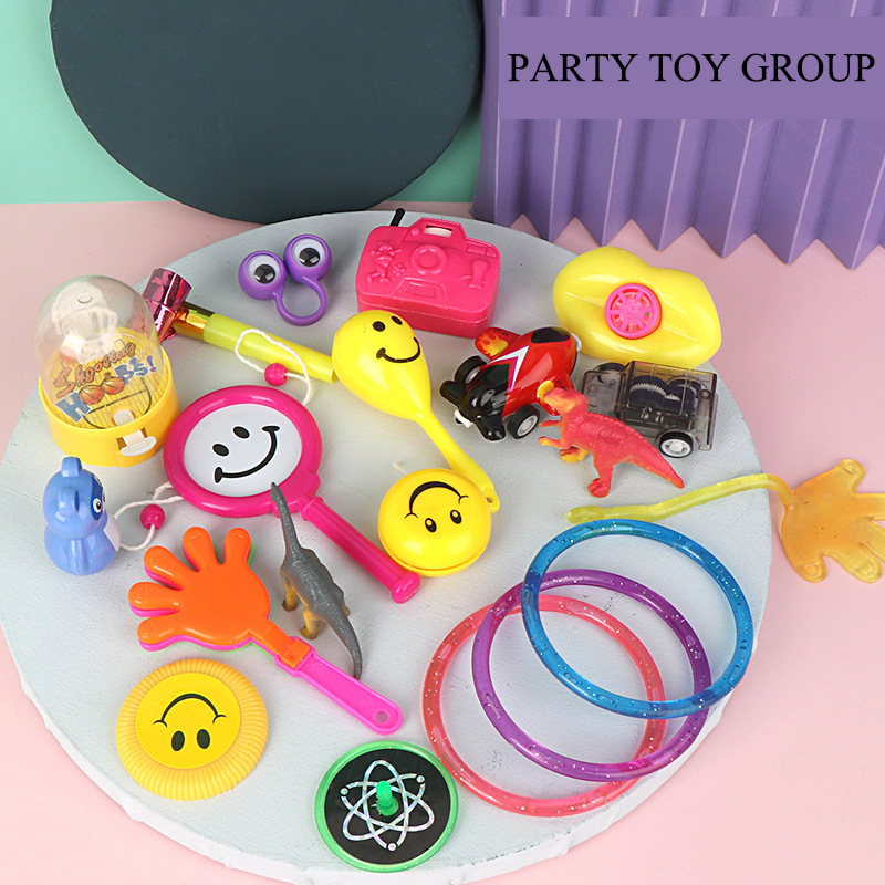 Surtido de juguetes para fiesta de piezas, caja de regalo de premios de carnaval, recuerdo de cumpleaños para niños y niñas, 100