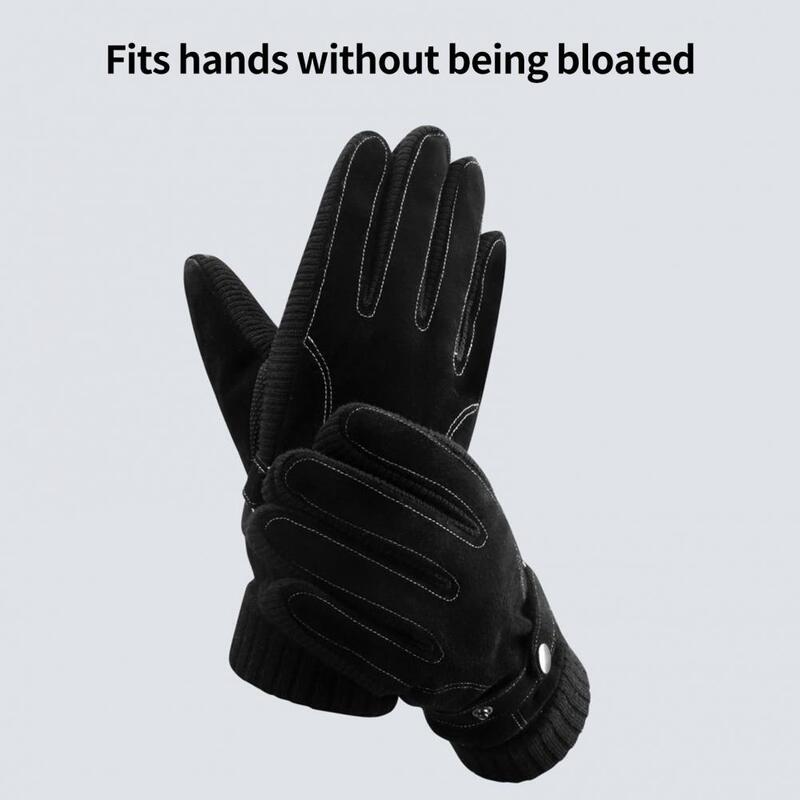Ski Handschoenen 1 Paar Nuttig Verdikte Comfortabele Mannelijke Outdoor Sport Warm Handschoenen Winter Dragen