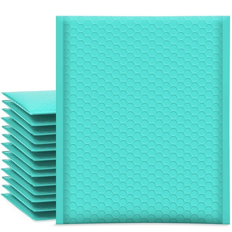 25Pack สีม่วง Bubble Mailers สีฟ้า Padded Mailing Envelopes Self-Seal การจัดส่งกระเป๋าขนาดเล็กธุรกิจโพลีถุงฟอง