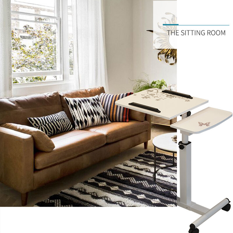 2021 tavolo per Computer pieghevole per mobili portatile ruota tavolo da scrivania per Laptop per letto può essere sollevato scrivania in piedi a casa