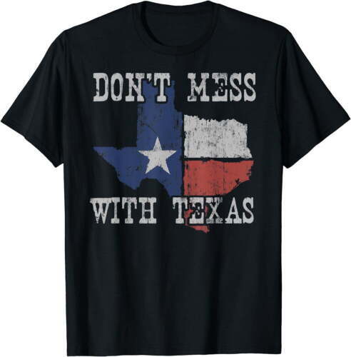 لا تعبث مع تيشيرت عتيق ، تيكساس لونجهورن قميص الدولة النجم الوحيد