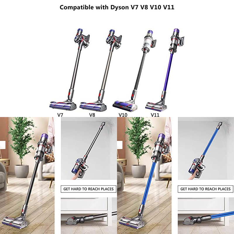 Extension Rod For Dyson V7 V8 V10 V11 V15 Cordless Stick Vacuum Cleaner Quick Release Handheld Wand Tube Pipe Bar Replacement