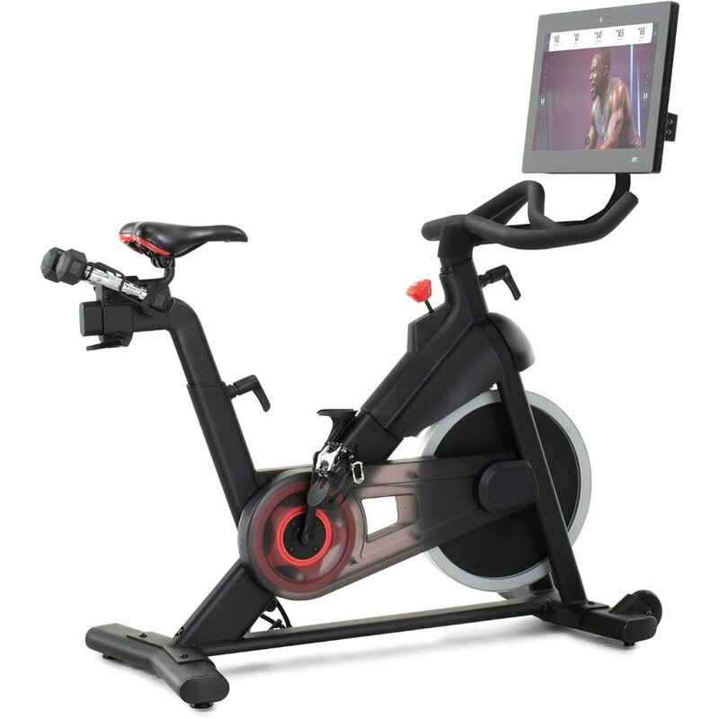 Indoor Studio Bike Pro z ekranem dotykowym HD i 30-dniowym członkostwem rodzinnym, 142 funtów, czarny
