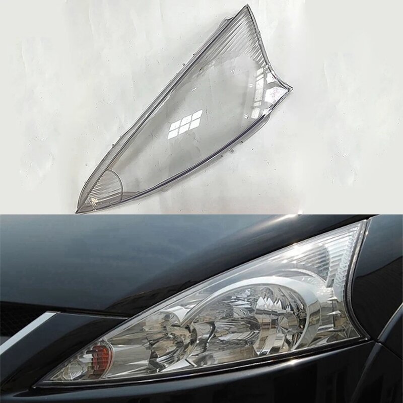 Carcasa de faro delantero para Mitsubishi Grandis, pantalla de Lámpara transparente, piezas de repuesto, 2009-2015