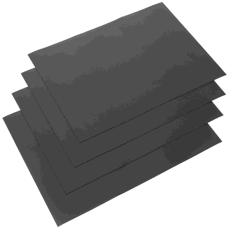 Adesivo Blackboard Magnético Apagável, Placa De Escrita, Adesivo De Geladeira, 4Pcs