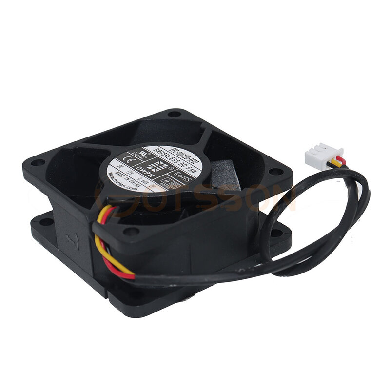 new original EFC-06E12D-AF02 3wires 3pin DC12 0.6A 60MM 6CM 60*60*25MM Power Supply PSU Axial Cooling Fan