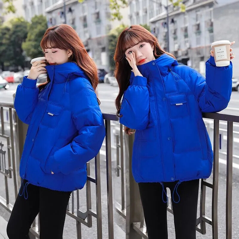2023 nuova giacca invernale Parka da donna addensare soprabito Parka piumino di cotone cappotto di pane vestiti versione coreana capispalla allentata
