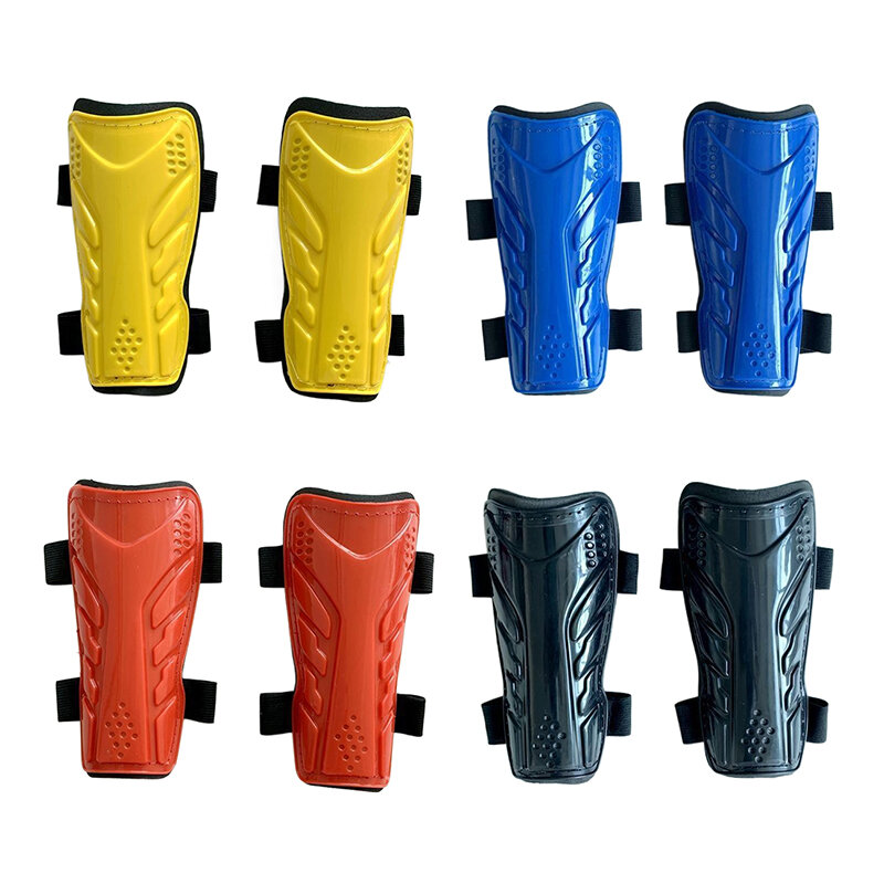 1 Pair Soccer Guards Leg Protector For Kids Football Shin Pads Plastic Protective Gear Breathable Shin Guard