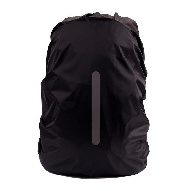 Cubierta impermeable para bolsa de exterior con luz nocturna, banda reflectante de seguridad, bolsa deportiva, ciclismo, Camping, accesorios