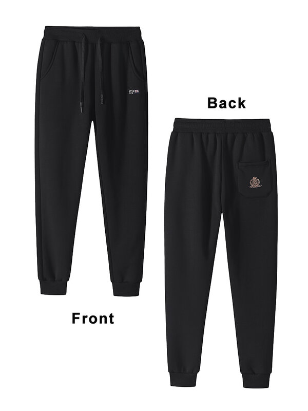 Winter Men's Jogger Sweatpants Thicken Fleece Warm Track Pants Casual Thermal Cotton Long Sweats Trousers Plus Size 6XL 7XL 8XL