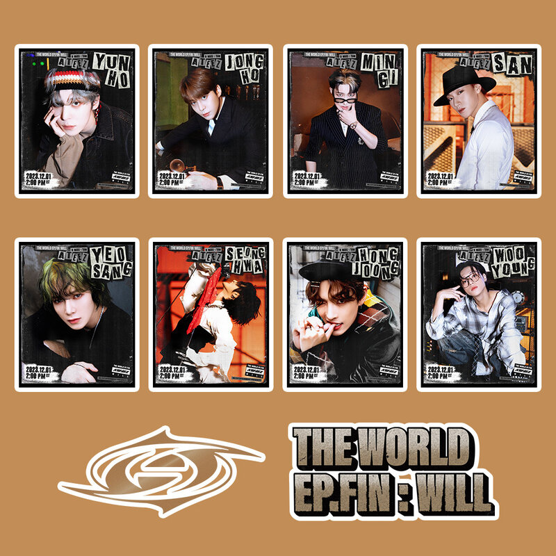 92 قطعة/المجموعة Kpop ATEEZ شخصية ملصقات للماء عالية الجودة HD الصورة ل محمول كأس دفتر