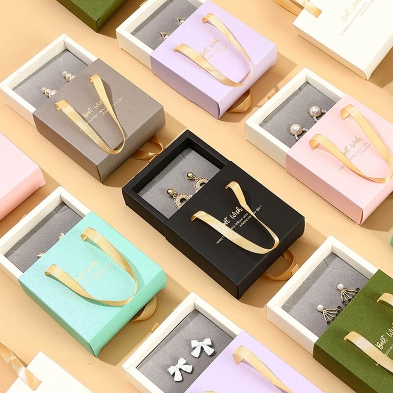 Портативный ящик, шкатулка для драгоценностей, кольца, браслет, ожерелье, коробки для хранения, подарочная упаковка, коробка с